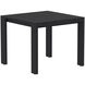 Lucerne 36 X 36 inch Sterling Black Outdoor Dining Table
